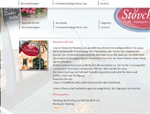 Tablet Screenshot of cafe-stoevchen.com